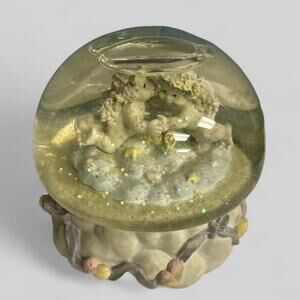 Angel Snow Globe Music Box, Hearts, Stars and Baby‎ Decorative WESTLUND D9604
